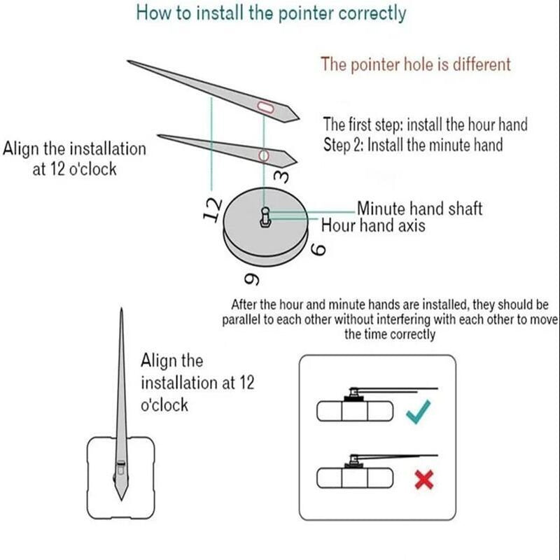 DIY 3D Frameless Number Wall Clock Mirror Sticker Home Office Room Decor