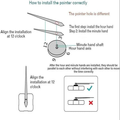 DIY 3D Frameless Number Wall Clock Mirror Sticker Home Office Room Decor