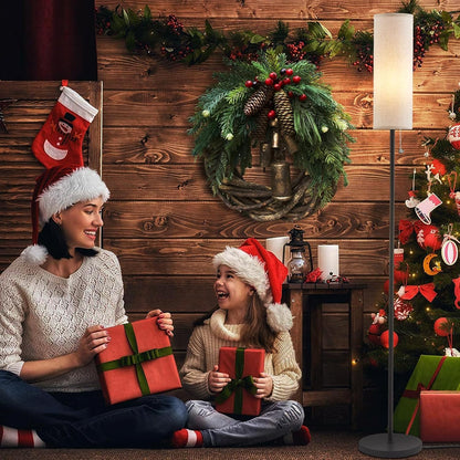 Floor Lamp for Living Room Modern, Floor Lamps for Bedrooms, Modern Standing Lamp with Lampshade, 64'' Standard Tall Lamps for Living Room, Reading Light Floor Lamp(Bulb Included)