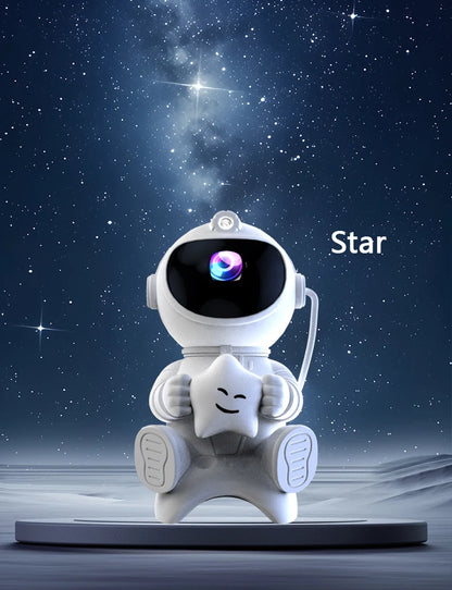 Astronaut LED Star Projector Night Light Galaxy Projectors Bluetooth Speaker for Bedroom Room Decor Kids Gift Starry Sky Lamp