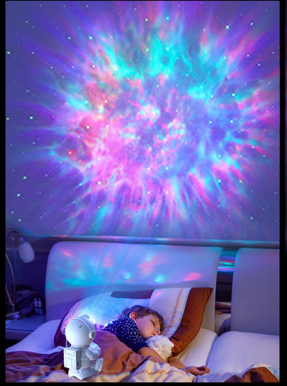 Astronaut LED Star Projector Night Light Galaxy Projectors Bluetooth Speaker for Bedroom Room Decor Kids Gift Starry Sky Lamp