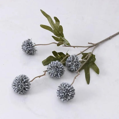 1Pcs Of Orange Artificial Flowers With Stems Mini Chrysanthemums Home Room Decoration DIY Dining Table Center Decor Accessory