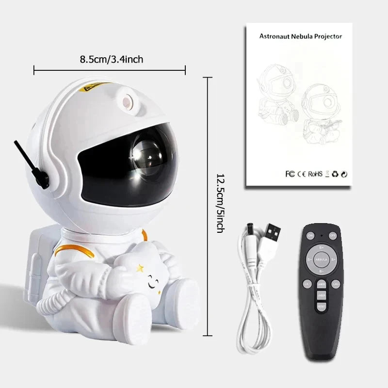 Galaxy Star Projector LED Night Light Starry Sky Astronaut Porjectors Lamp For Decoration Bedroom Home Decorative Children Gifts