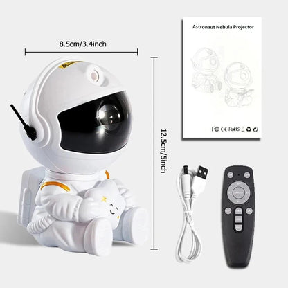 Galaxy Star Projector LED Night Light Starry Sky Astronaut Porjectors Lamp For Decoration Bedroom Home Decorative Children Gifts