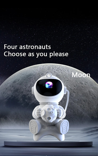 Astronaut LED Star Projector Night Light Galaxy Projectors Bluetooth Speaker for Bedroom Room Decor Kids Gift Starry Sky Lamp